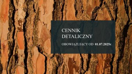 Cennik detaliczny od 01.07.2025 roku